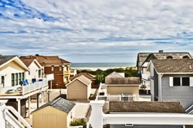 Stone Harbor NJ Rental Wits End. 2nd floor deck.