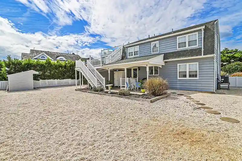 Stone Harbor NJ Rental Wits End. Back of House.