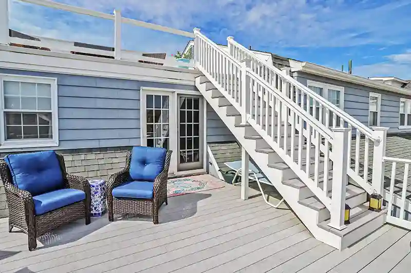 Stone Harbor NJ Rental Wits End. Back of House.